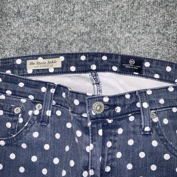 Adriano Goldschmied  Jeans Womens Size 30 Blue Denim The Stevie Ankle Slim - Picture 3 of 12